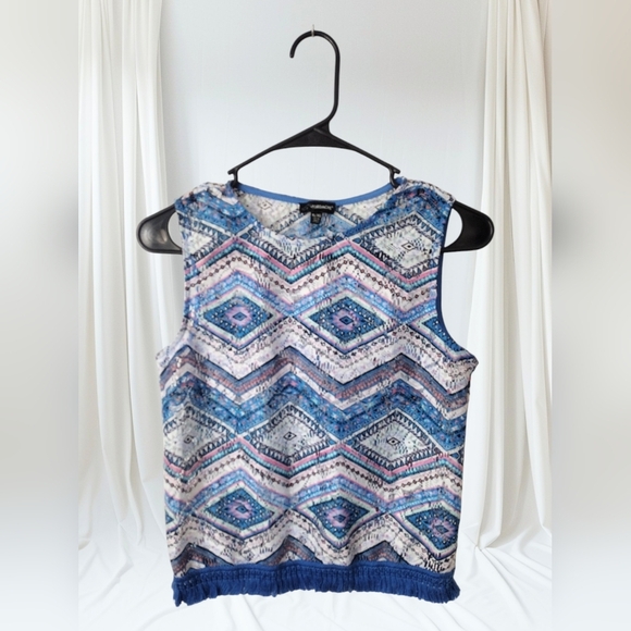 Girls Jordache Aztec Style Sleeveless Top XL - Picture 1 of 5
